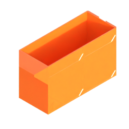 Render of MODULITH 185 Classic Drawer - 1W-2H